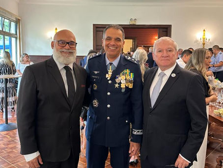 SIMDE participa de Cerimônia de Transmissão de Cargo na Aeronáutica