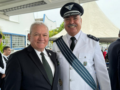 SIMDE presente em solenidade militar alusiva ao Dia do Aviador e da Força Aérea Brasileira