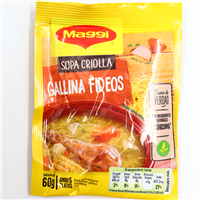 SOPA MAGGI CRIOLLA GALLINA CON FIDEOS 60 GRS