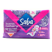 TOALLA SABA BUENAS NOCHES EXTRALARGAS C/ALAS PTE/12*
