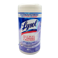 TOALLA LYSOL DESINFECTANTE EARLY MORNING TARRO 80 UNDS*