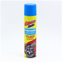 RENOVADOR SAPOLIO AUTO P/LLANTAS SPRAY 360 ML*
