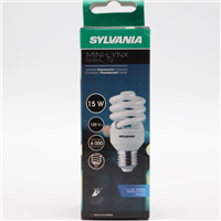 AHORRADOR SYLVANIA 15W MINI-LYNX-SPIRAL 750 LUMENS