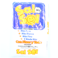 SAL SOL REFINADA CON FLUOR 500 GRS