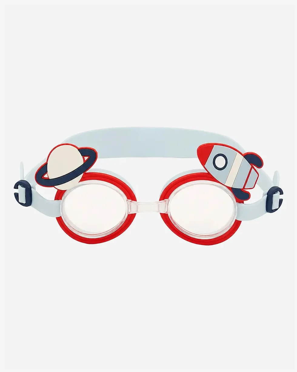 Thumbnail: Flamingueo Duque -  Blue Anti-Fog Kids' Swimming Goggles