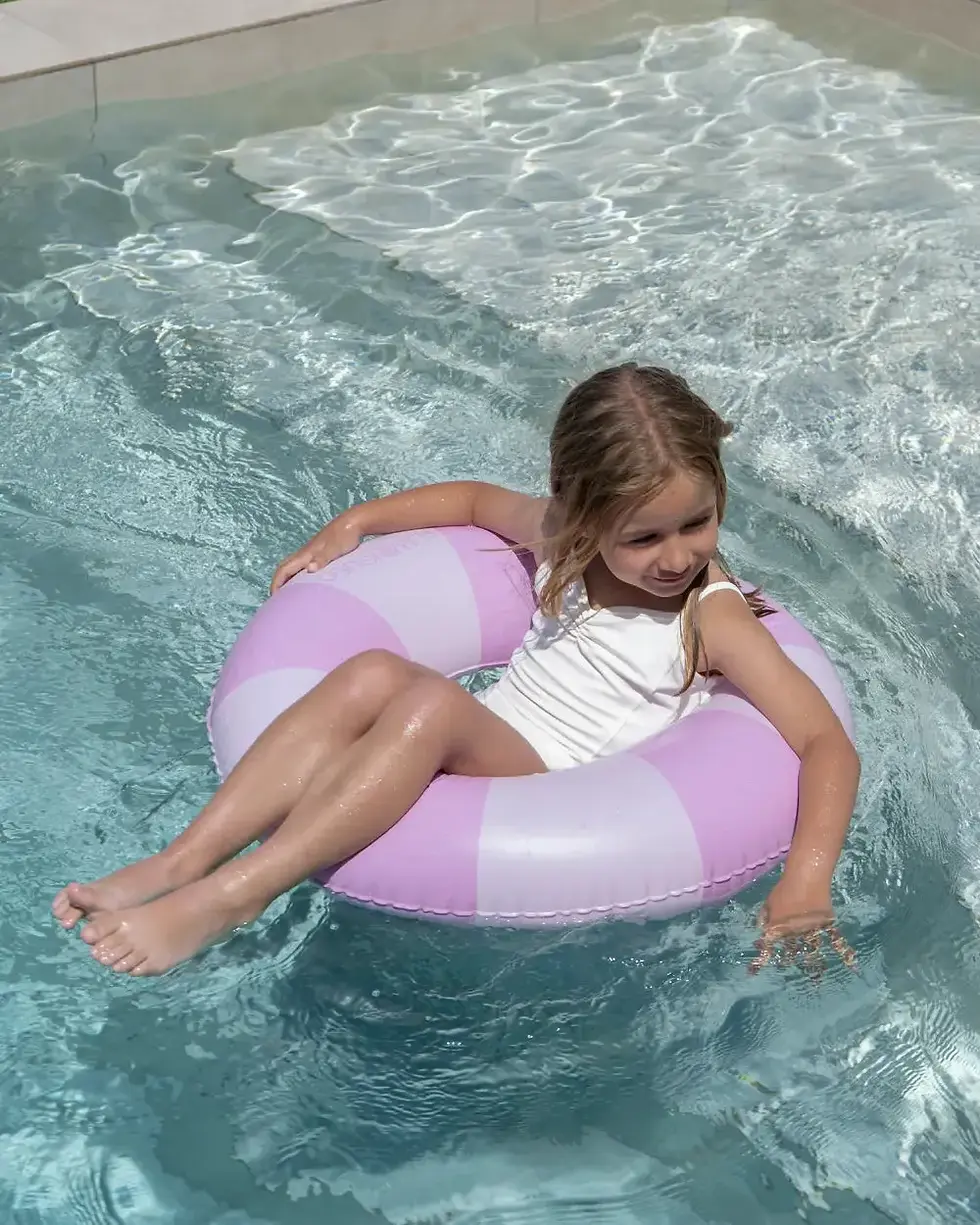 Thumbnail: Flamingueo Twisty - Purple Kids' Donut Pool Float
