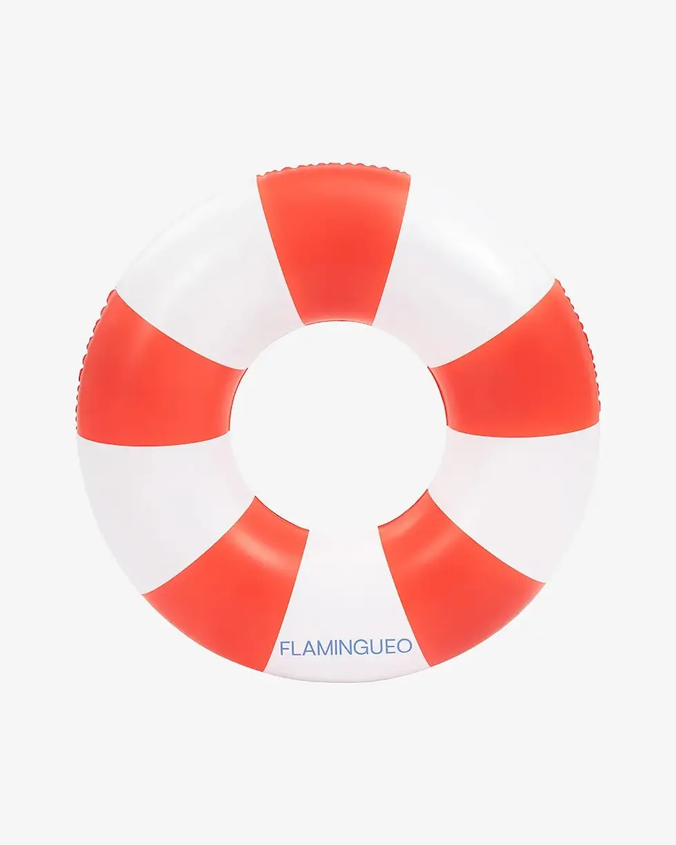 Thumbnail: Flamingueo Bruno - Red Kids' Donut Pool Float