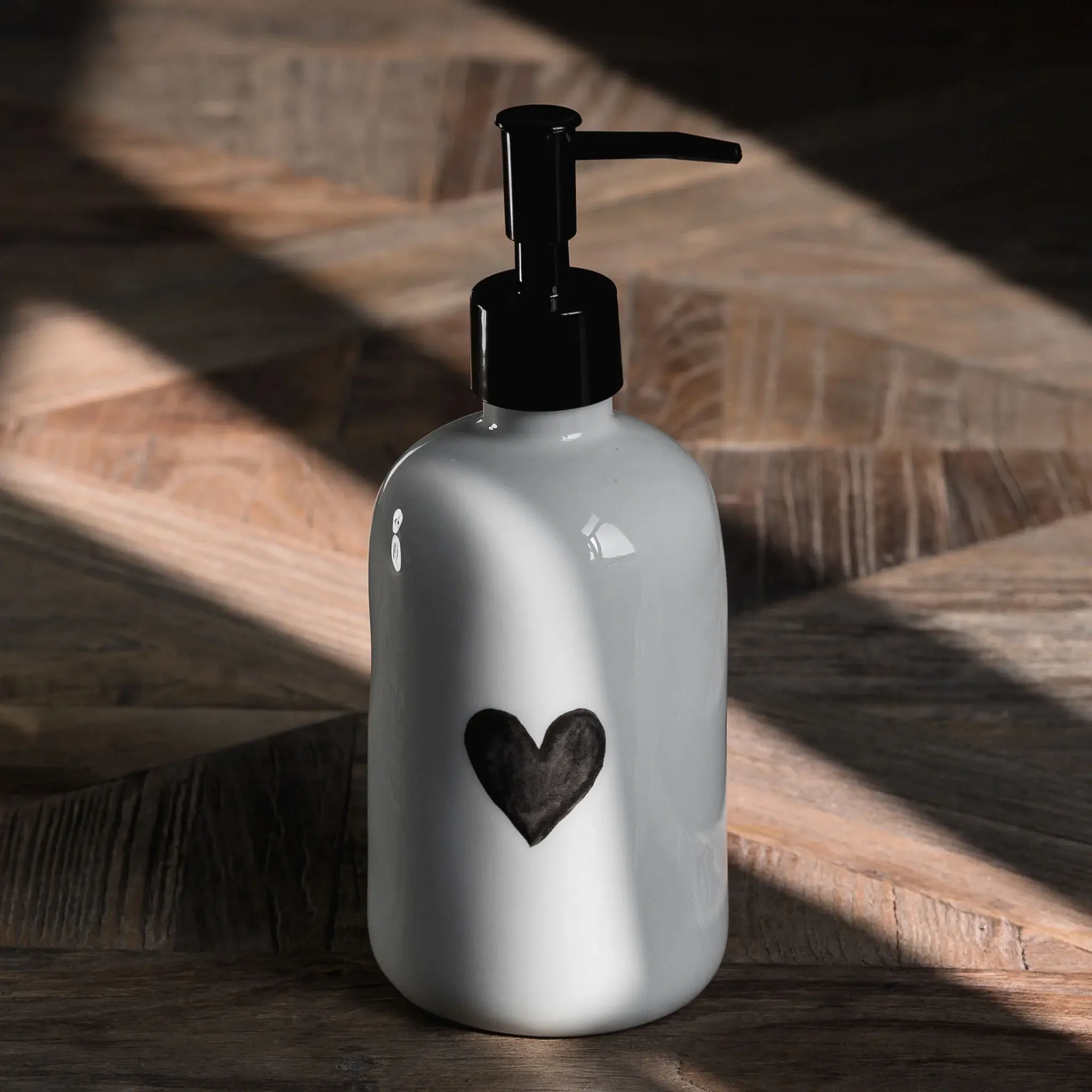 Simple Day Soap Dispenser CUORE GRIGIO