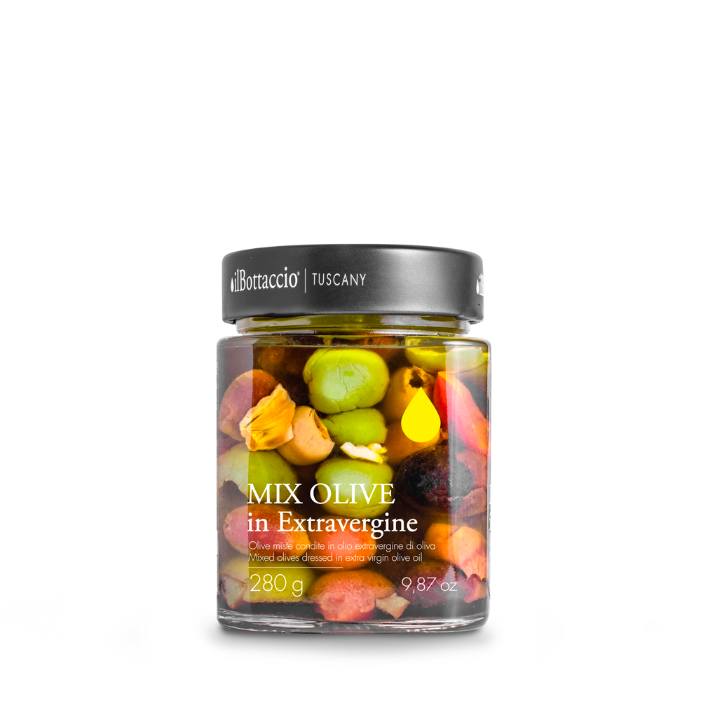 Il Bottaccio Mix di Olive in Extravirgine 280gr