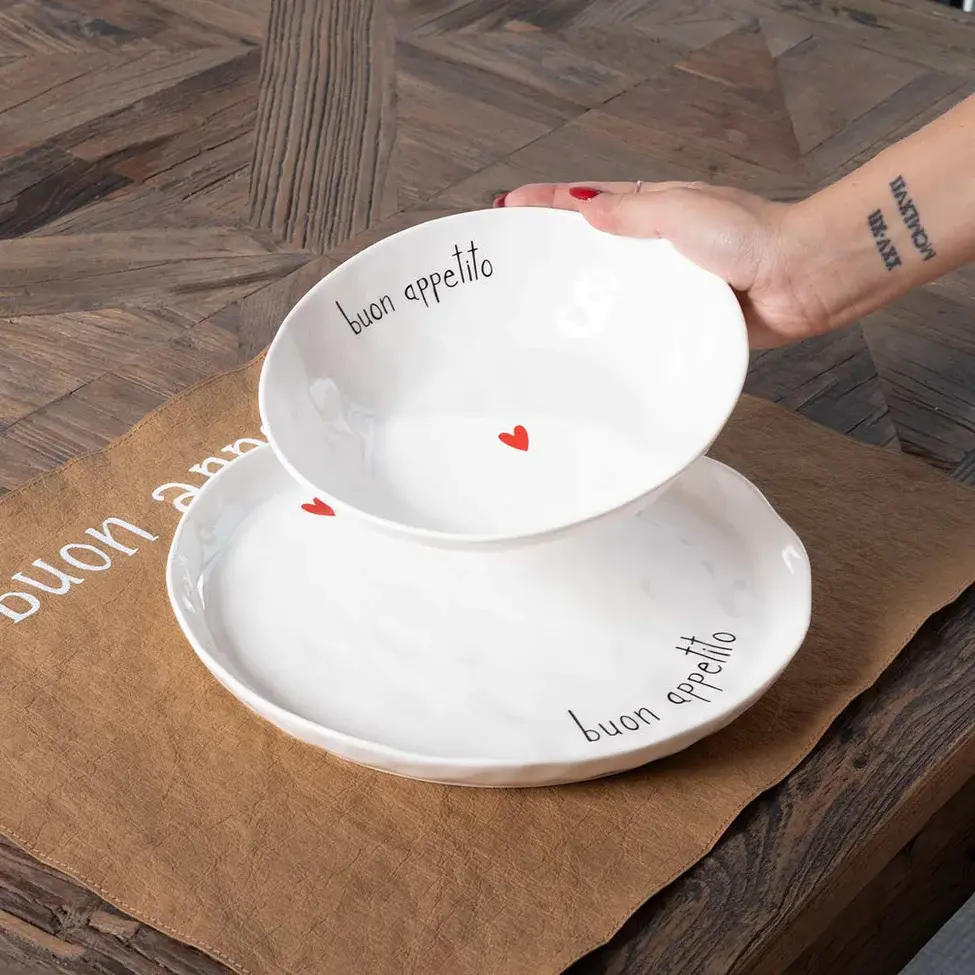 Simple Day Set 2 Piatti Piani Buon Appetito