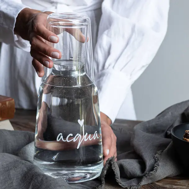 Acqua Water Bottle with Glass