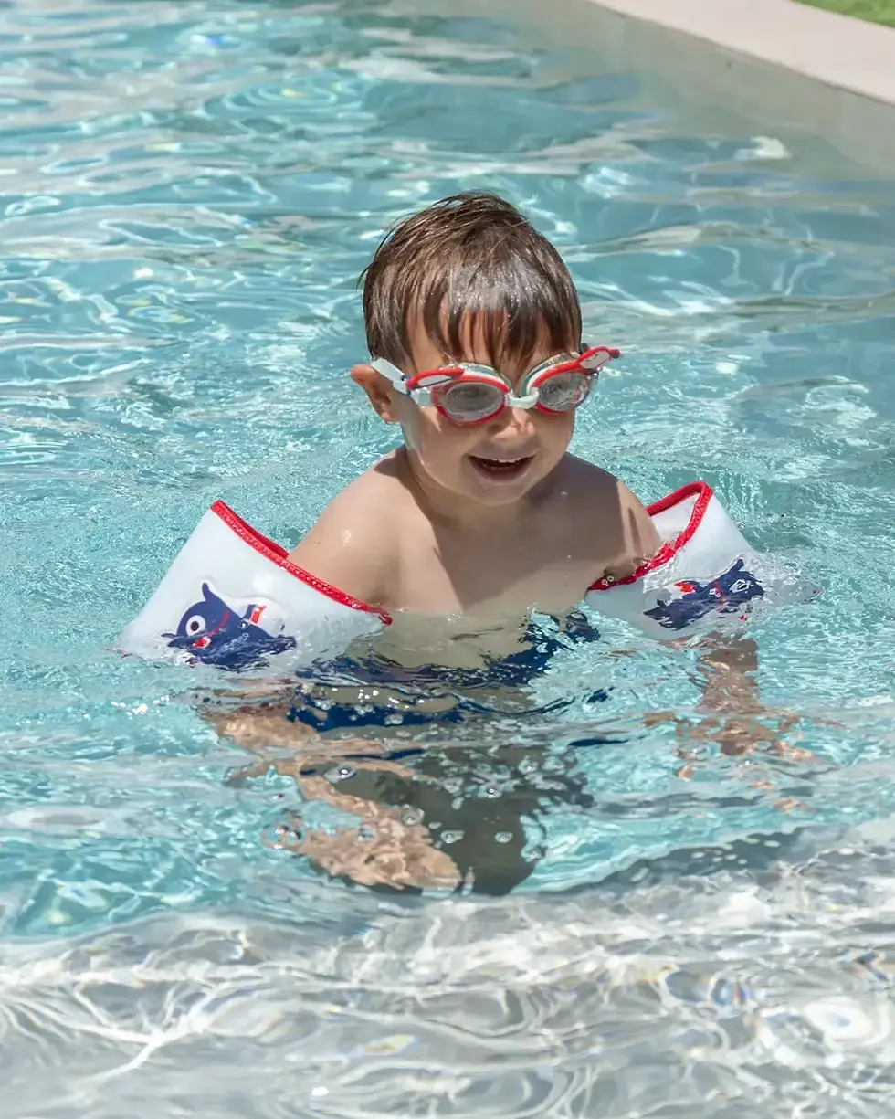 Thumbnail: Flamingueo Duque -  Blue Anti-Fog Kids' Swimming Goggles