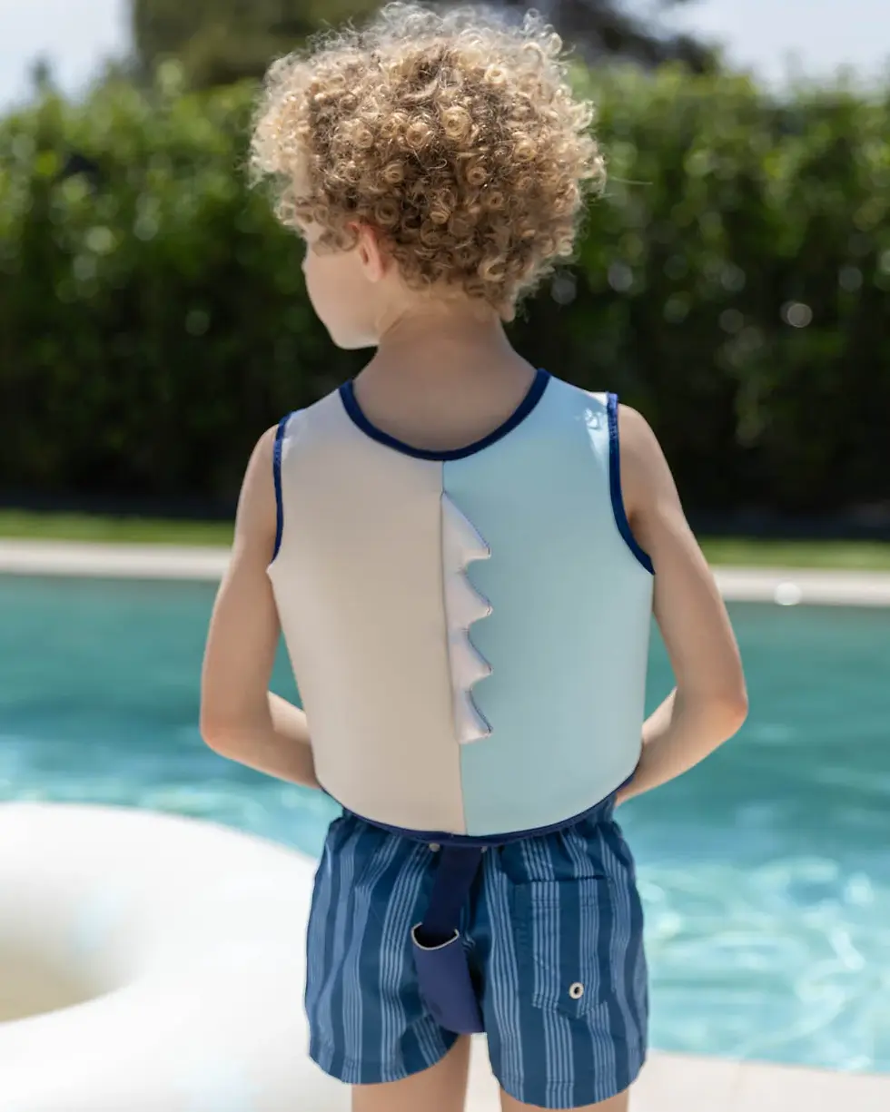Thumbnail: Flamingueo Skylar - Blue Swim Vest (NOT A LIFE JACKET)