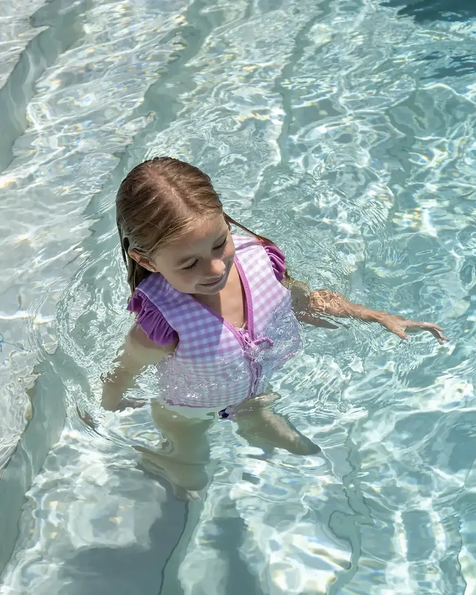 Thumbnail: Flamingueo Julieta - Purple Neoprene Kids' Swim Vest