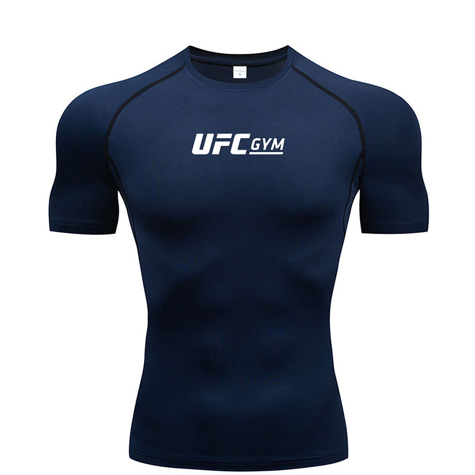 Thumbnail: Compression T-shirt Men's Quick Drying Short Sleeved Summer fitness Running Shir