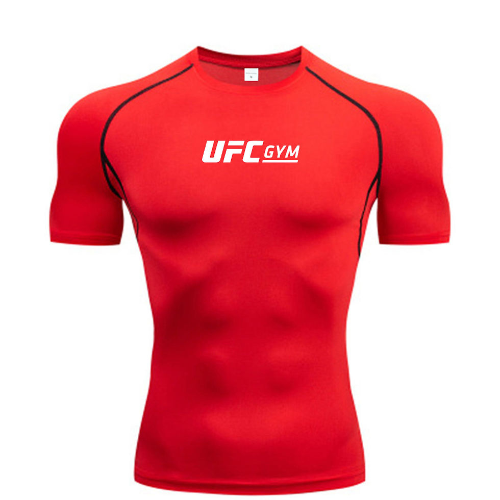 Thumbnail: Compression T-shirt Men's Quick Drying Short Sleeved Summer fitness Running Shir