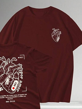 Camiseta T-Shirt Cristã servindo por amor Camisa….jpeg