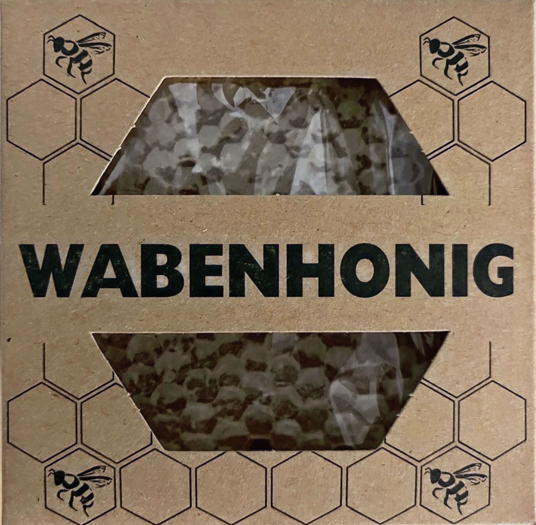 Wabenhonig im Holzrahmen