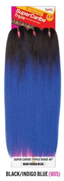 Miniatura: JANET COLLECTION UNICORN BRAID PRE-STRETCHED SUPERCARIBE TRIPLE 48"