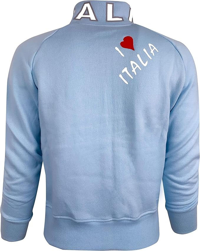 Thumbnail: Just 4 Kicks Inc. Women's Baby Blue Italia Track Jacket