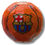 Thumbnail: Official FC Barcelona Crest Mini Soccer Ball (Size 2) - Orange Edition