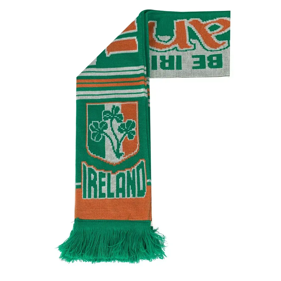 Ireland Tricolor Fan Scarf - Just 4 Kicks Inc.