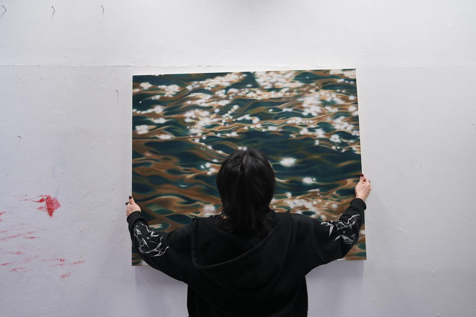 Olkamll moving “Even if i wake up from this dream,” Oil on Canvas, 100 x 120 cm, 2026