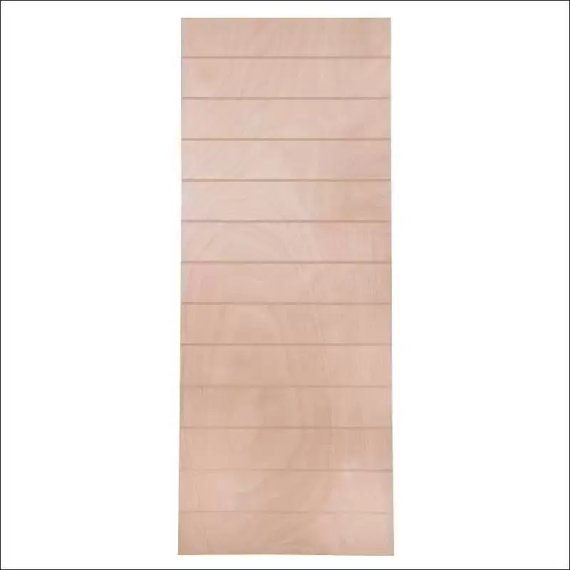 Okoume Veneer Horizontal Grooved Medium Duty Door- 813mm x 2032mm