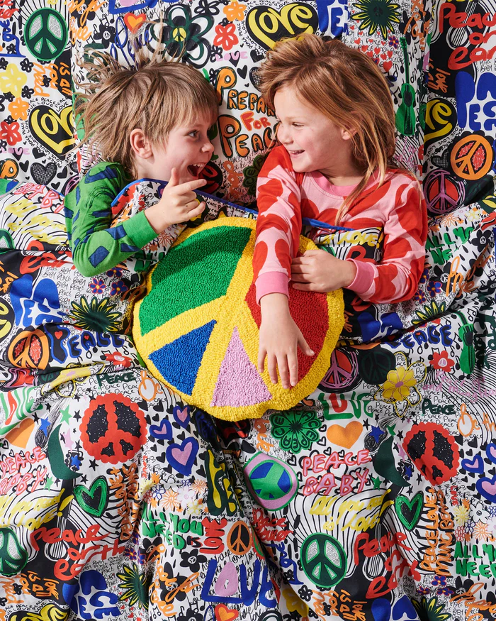 Kip and Co Peace Out Organic Cotton Quilt Cover Single My Sunshine