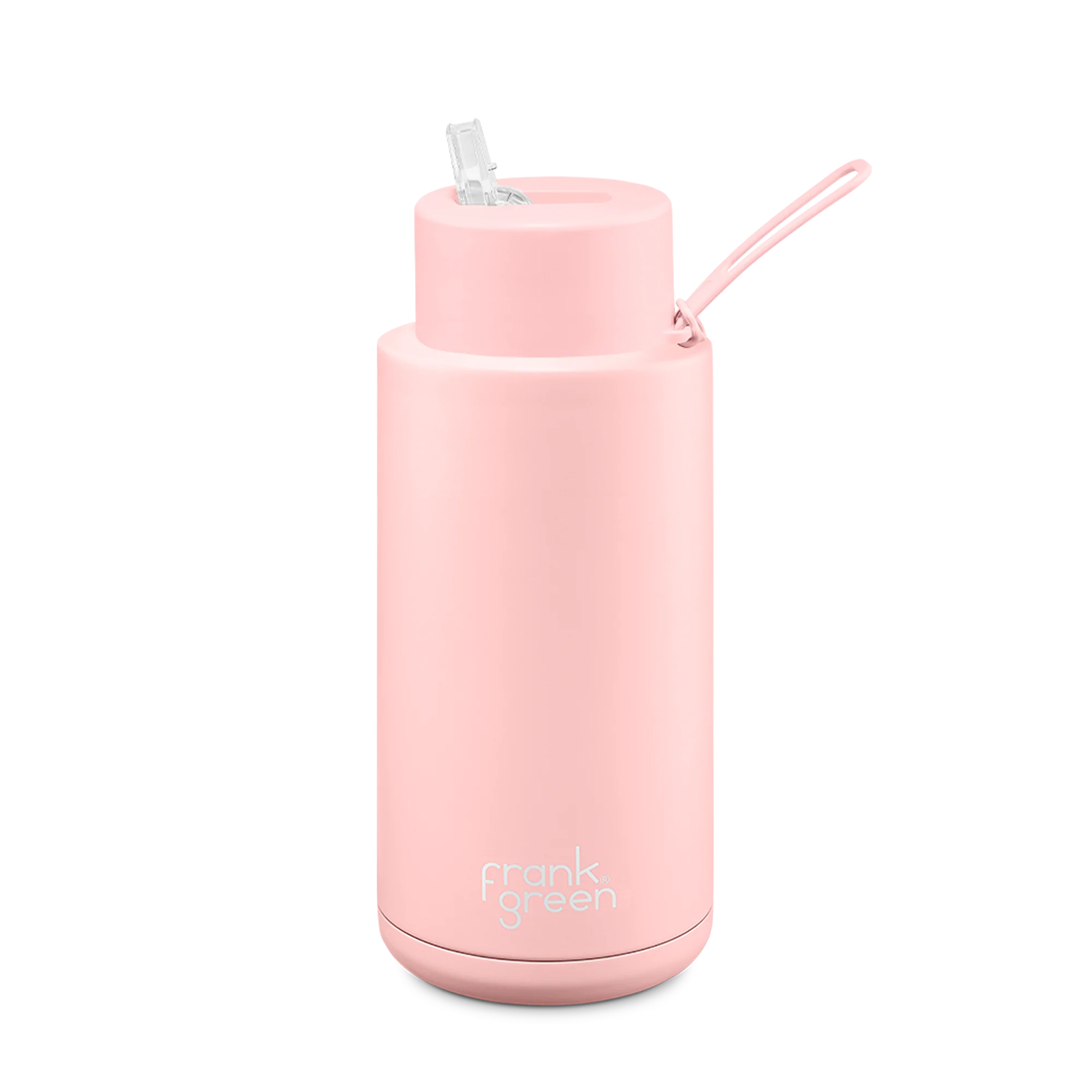 Frank Green Chrome Ceramic Reusable Bottle Blushed 1L My Sunshine