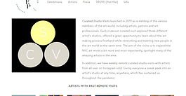 Curated Studio Visits