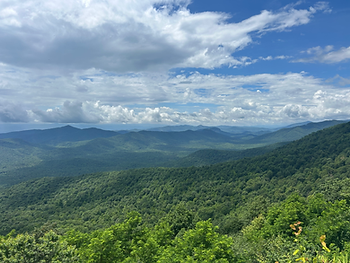 View from Pisgah Inn viewing platform, Pisgah National Forrest
