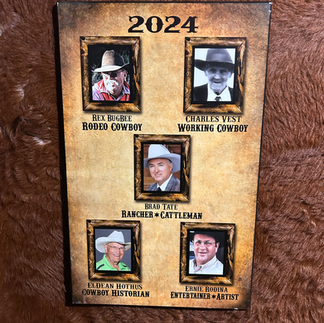 Last year’s winners.  2025 winners were inducted the weekend we were there.