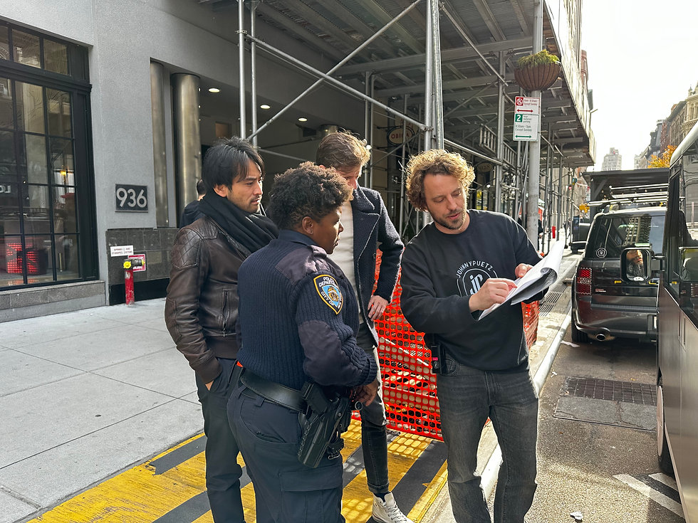 JP talking to people and explaining video vision