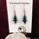 Thumbnail: Swarovski Crystal Tree Earrings - Niobium Dangle Earrings for Christmas