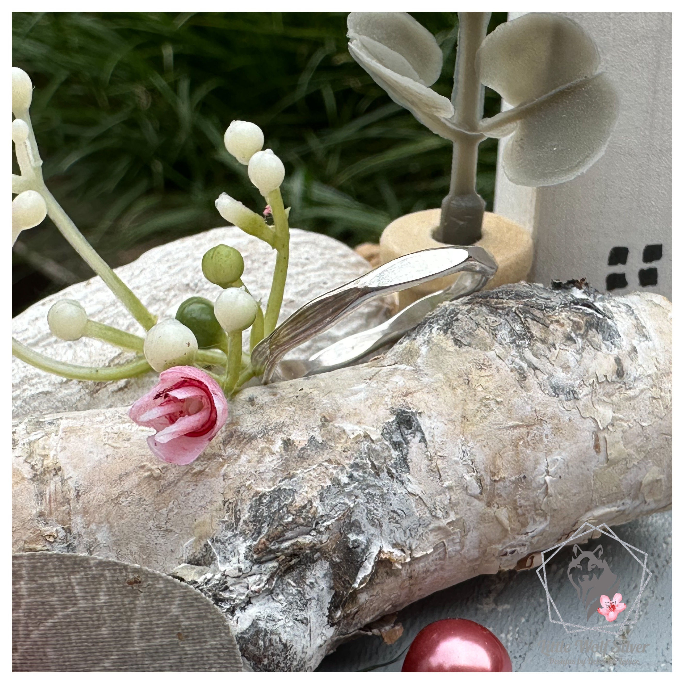 Stacking Rings - Flat Hammered