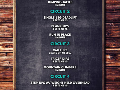 WORKOUT WEDNESDAY!