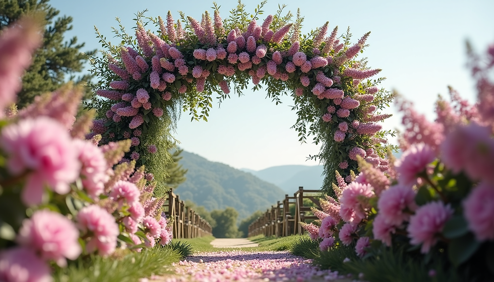 AI floral arch