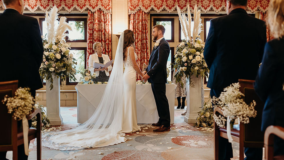 Wedding Flowers and a beautiful ceremony at South Lodge
