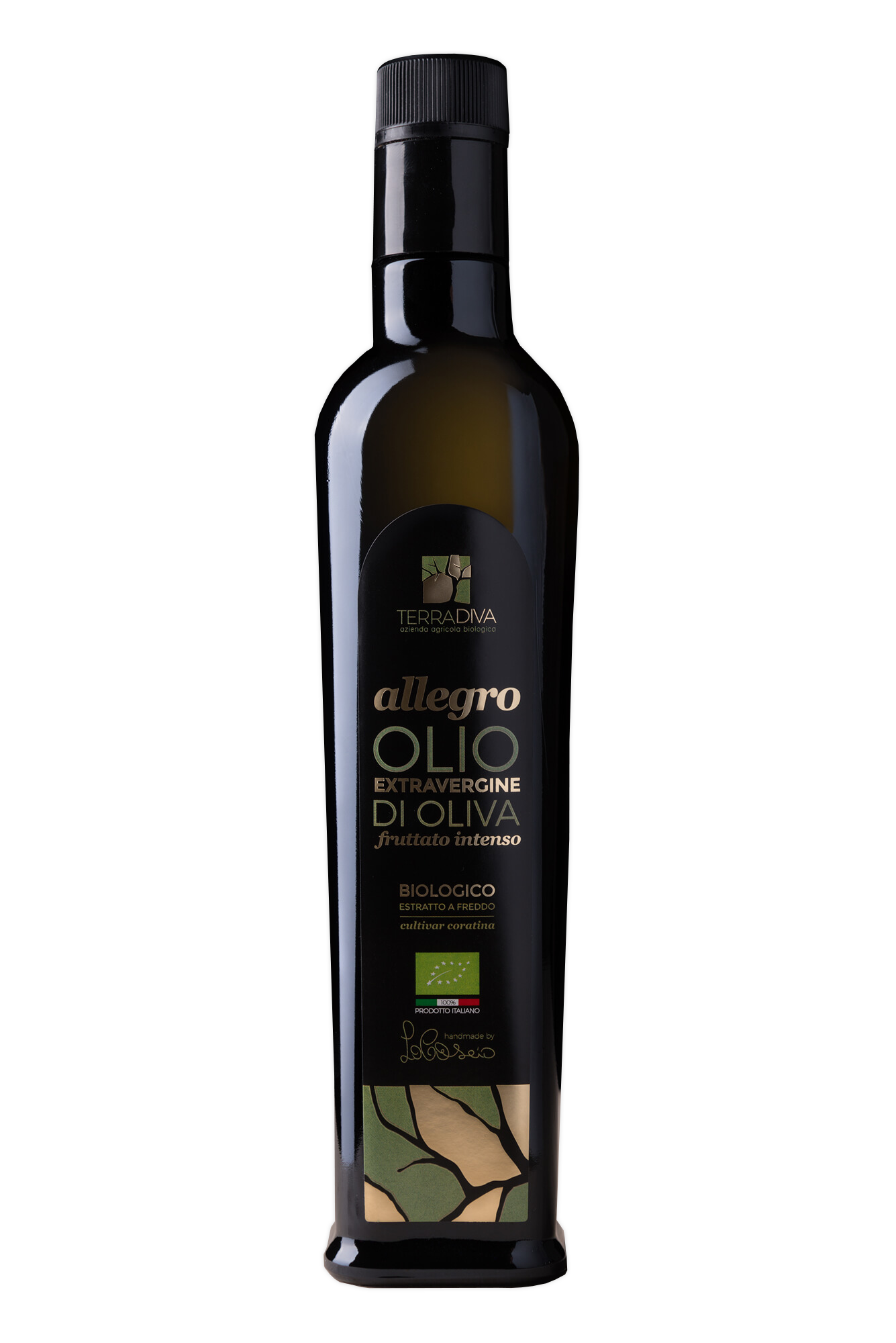 ALLEGRO huile d'olive extra-vierge BIO intense TERRADIVA