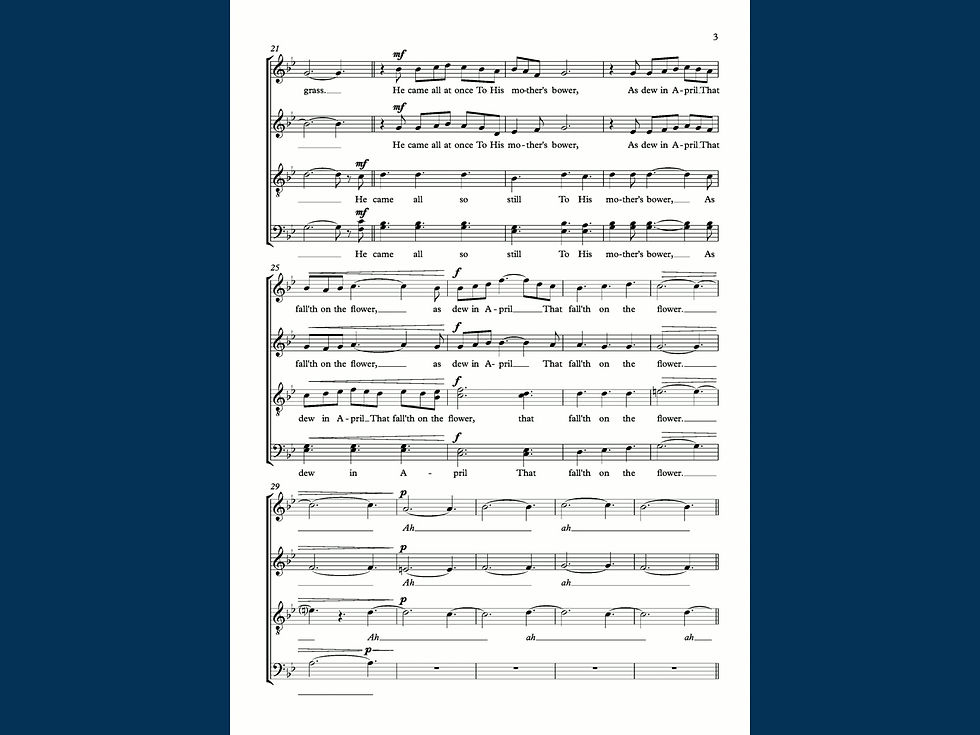 Miniature : I Sing of a Maiden