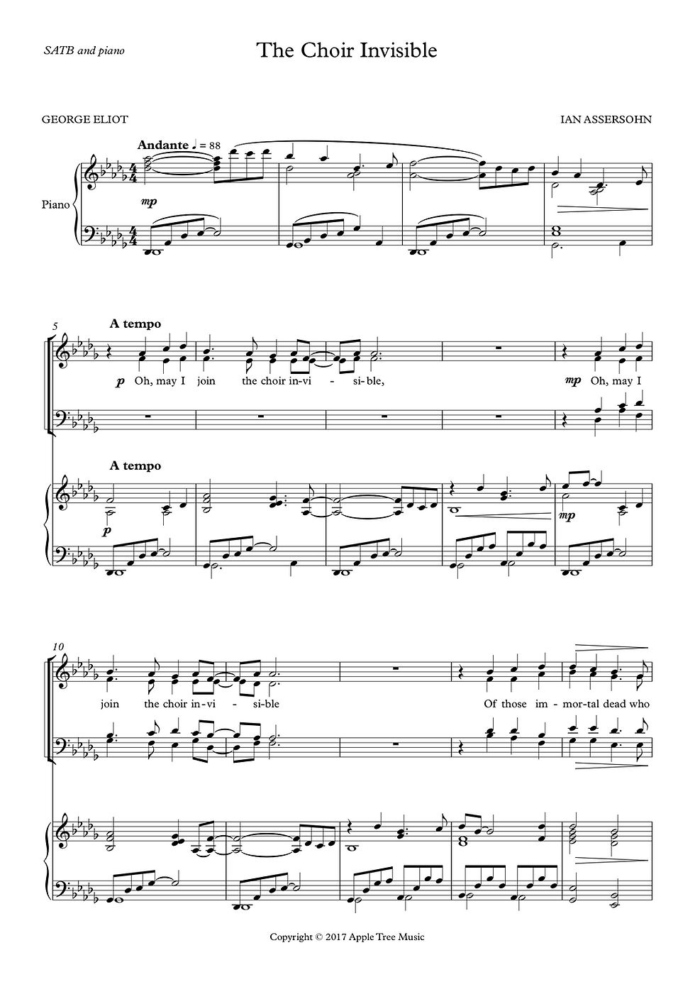 Miniature : The Choir Invisible