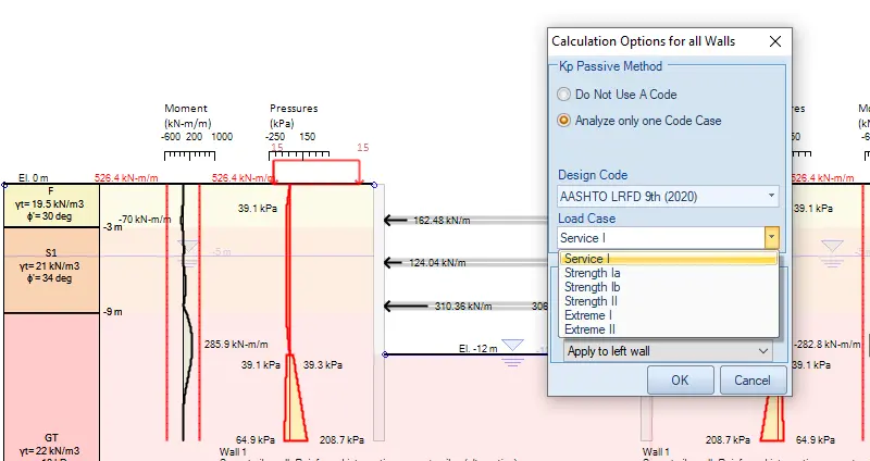 AASHTO LRFD 9th load combinations in DeepEX