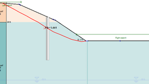 Estabilización de taludes con pilotes de cimentación