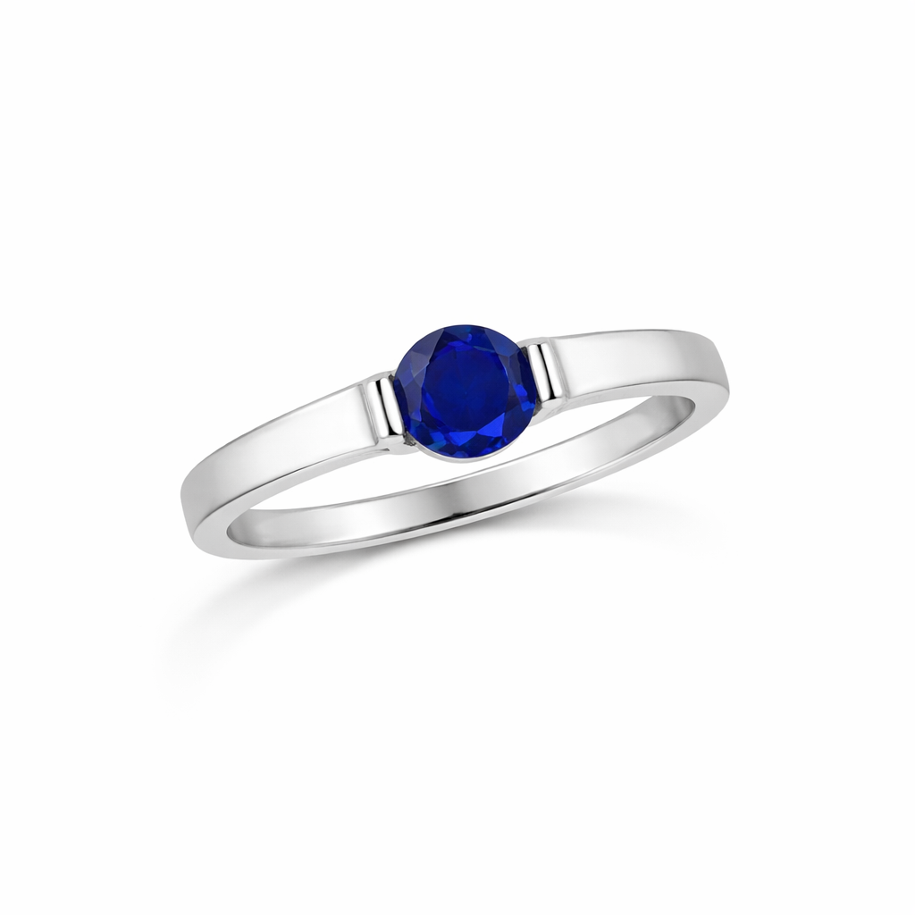 Anillo Zirconia Azul