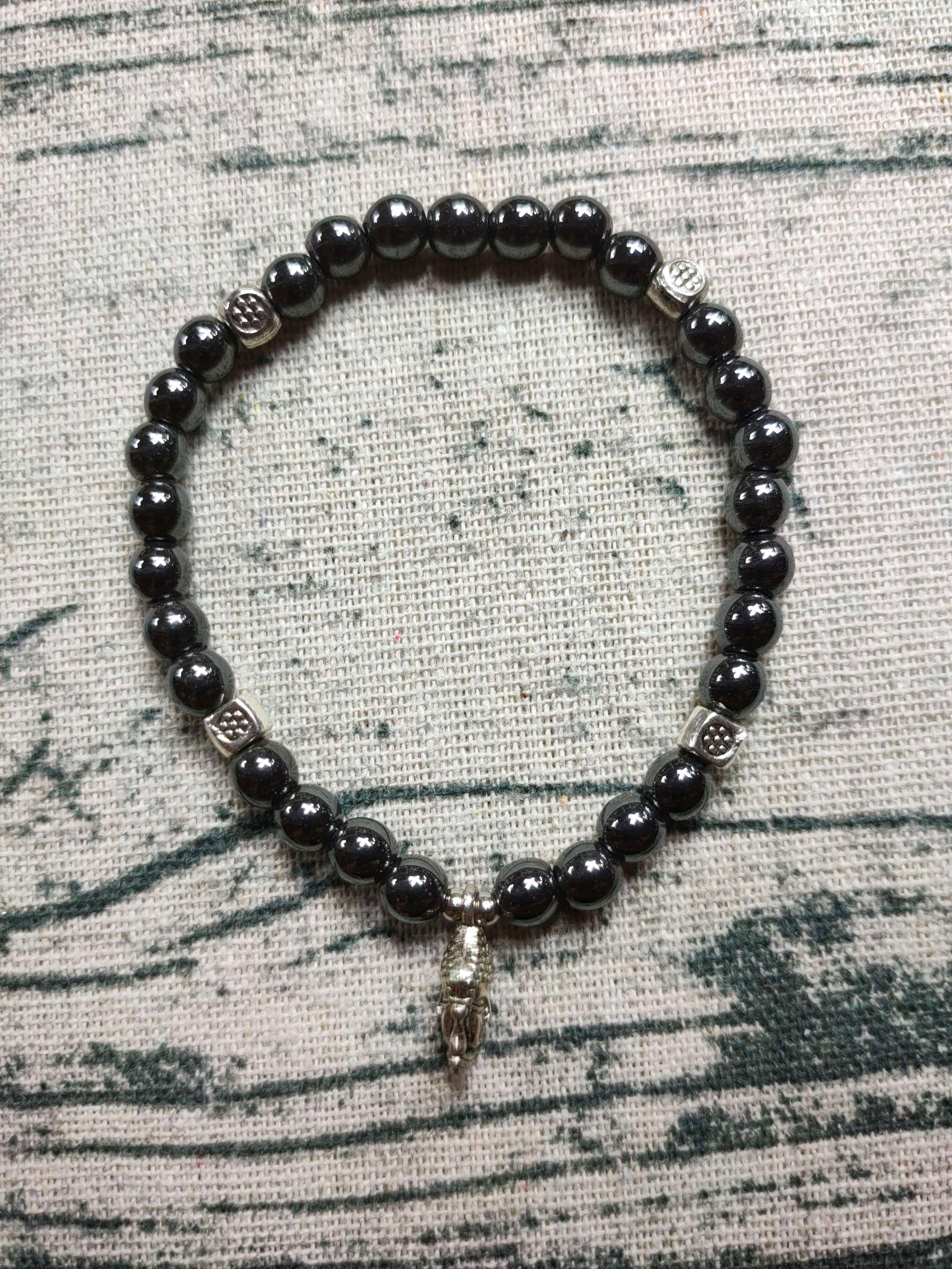 Bracelet Hématite bouddha