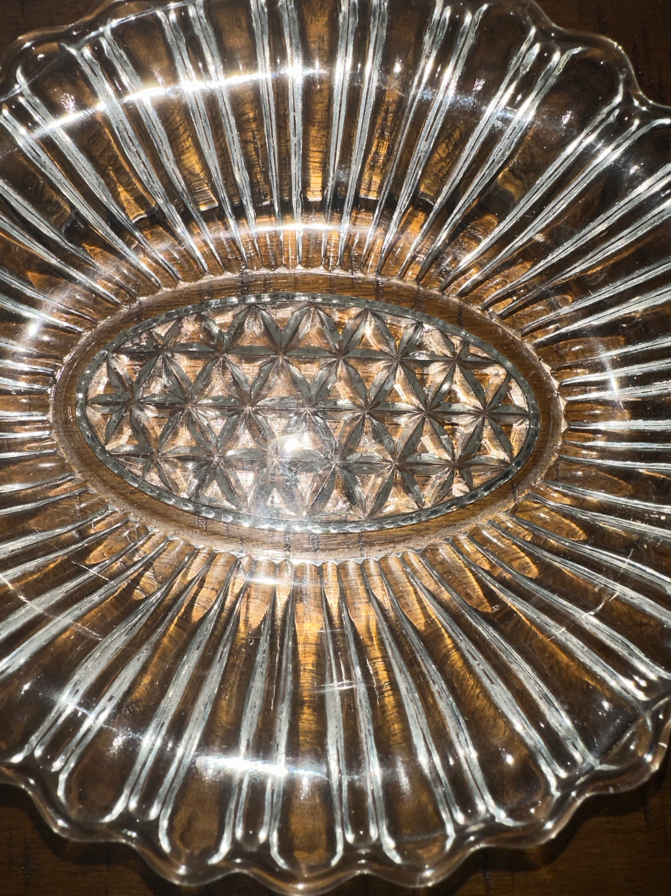 Thumbnail: Glass Oval Dish