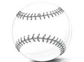 baseball sketch