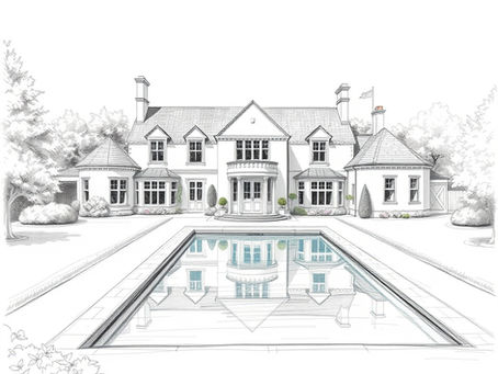 estate with swimming pool