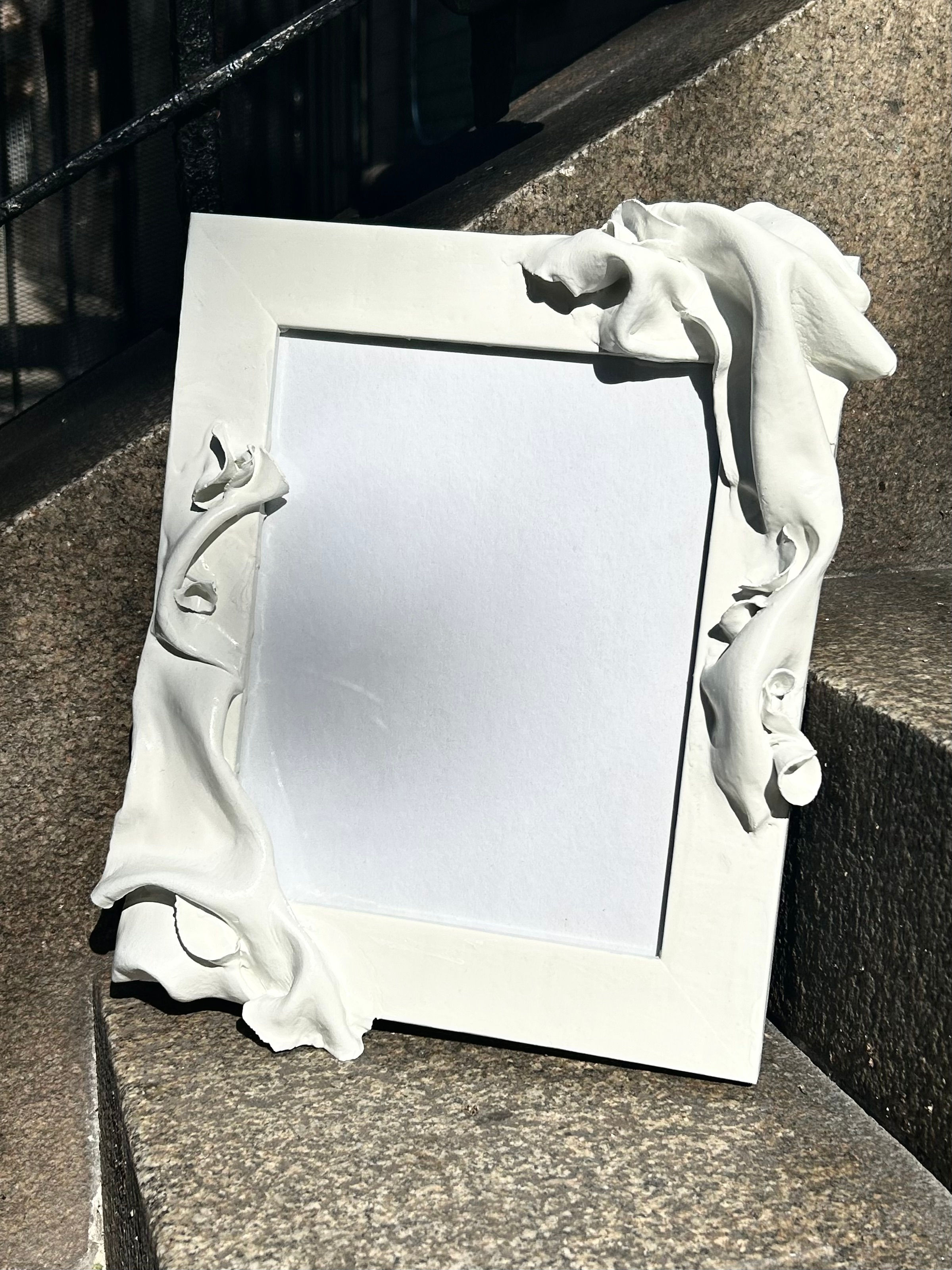 Alabaster Wave Frame
